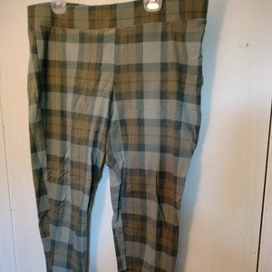 Green plaid Outlander leggings Torrid size 3